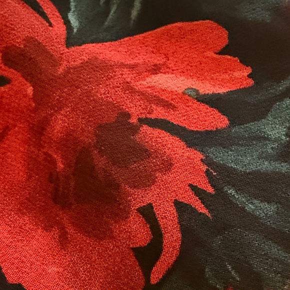 Macy's B.Darlin Chiffon W/Balloon Sleeves Black & Red Size 5/6 - NWT - Picture 7 of 7